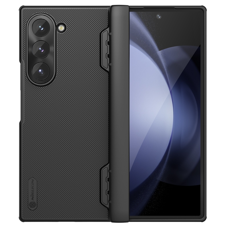 Nillkin Super Frosted FOLD mágneses hátlap a Samsung Galaxy Z Fold 6-hoz Fekete fekete