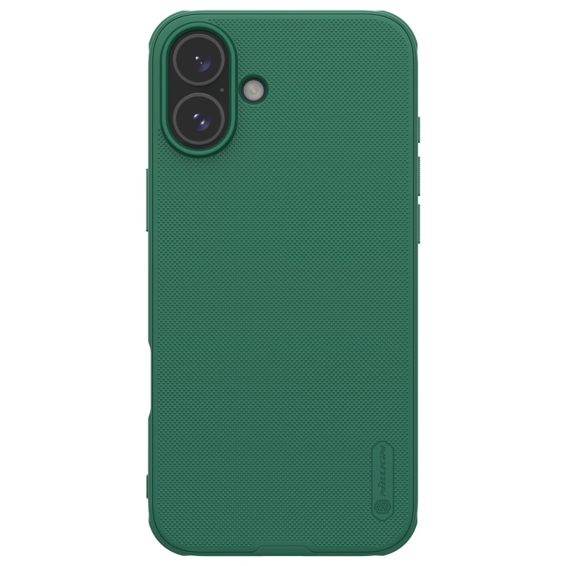 Nillkin Super Frosted PRO hátlap az Apple iPhone 16 készülékhez Sötétzöld