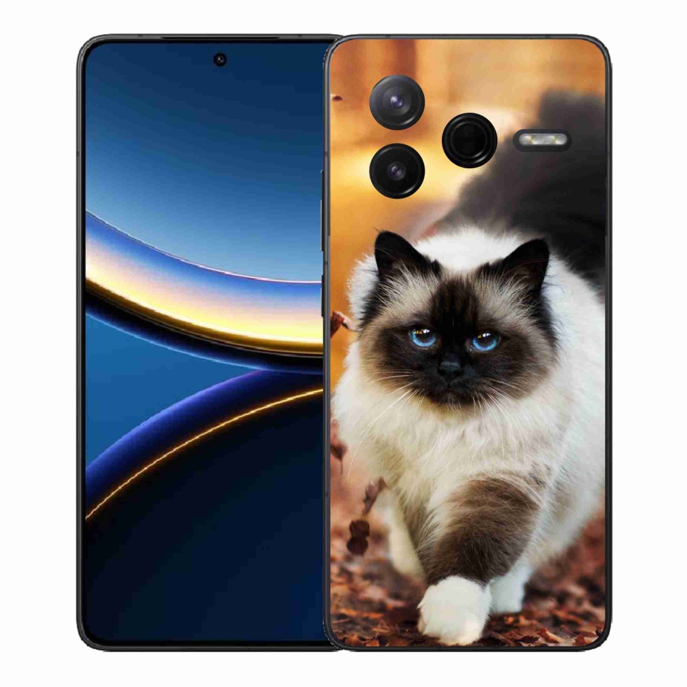 Gél borítás mmCase a Xiaomi Poco F7 Pro számára - macska