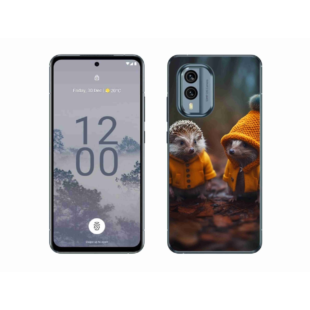 Zselés borítás mmCase a Nokia X30 5G készülékhez - süni