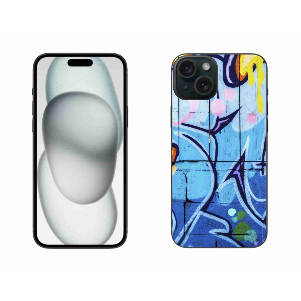 Zselés borítás mmCase iPhone 15 Plus készülékhez - graffiti
