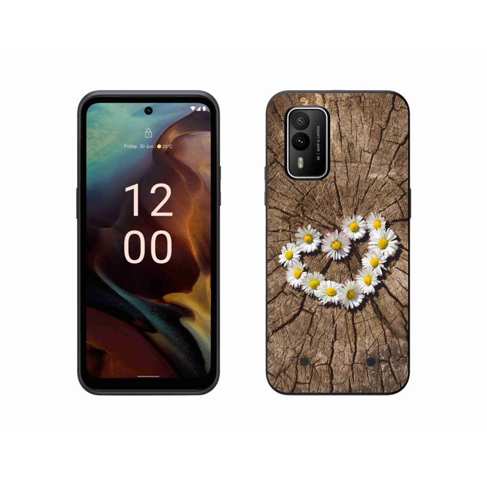 Zselés borítás mmCase a Nokia XR21 készülékhez - Százszorszép szív