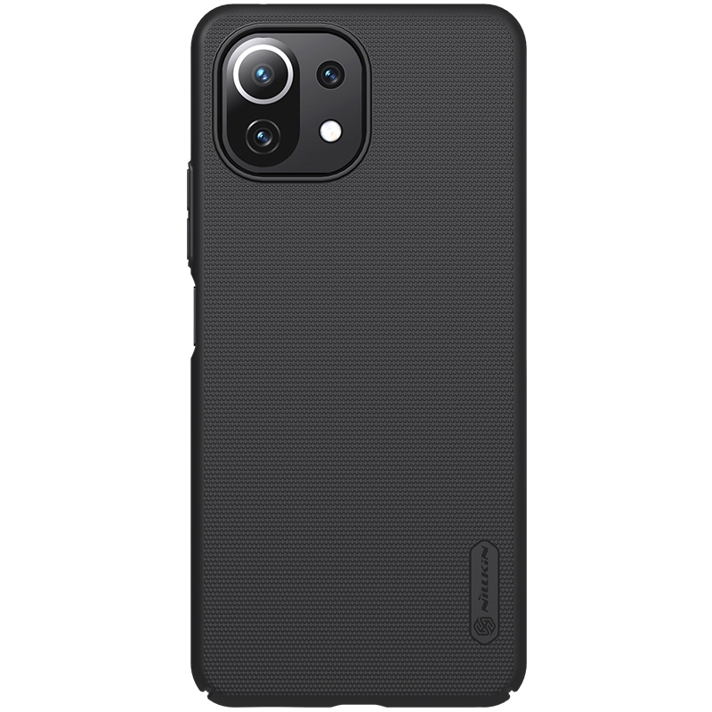 Nillkin Super Frosted Back Cover for Xiaomi Mi 11 Lite 4G/5G/5G/5G NE Fekete