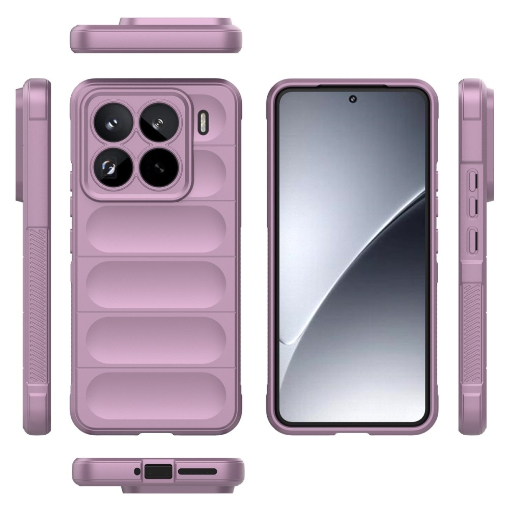 Rugg tartós zselés tok Xiaomi 15 Pro - világos lila