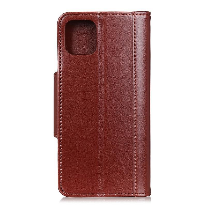 Állványos PU bőr pénztárca tok iPhone 12 Pro Max 6,7