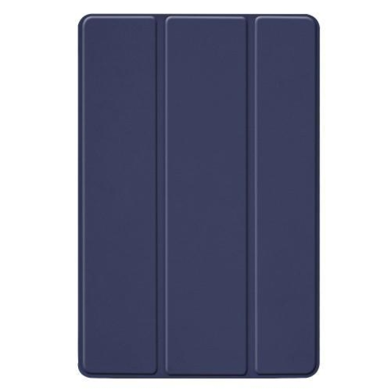 Állvány PU bőr tok állvánnyal tablethez Samsung Galaxy Tab S5e SM-T720 - sötétkék