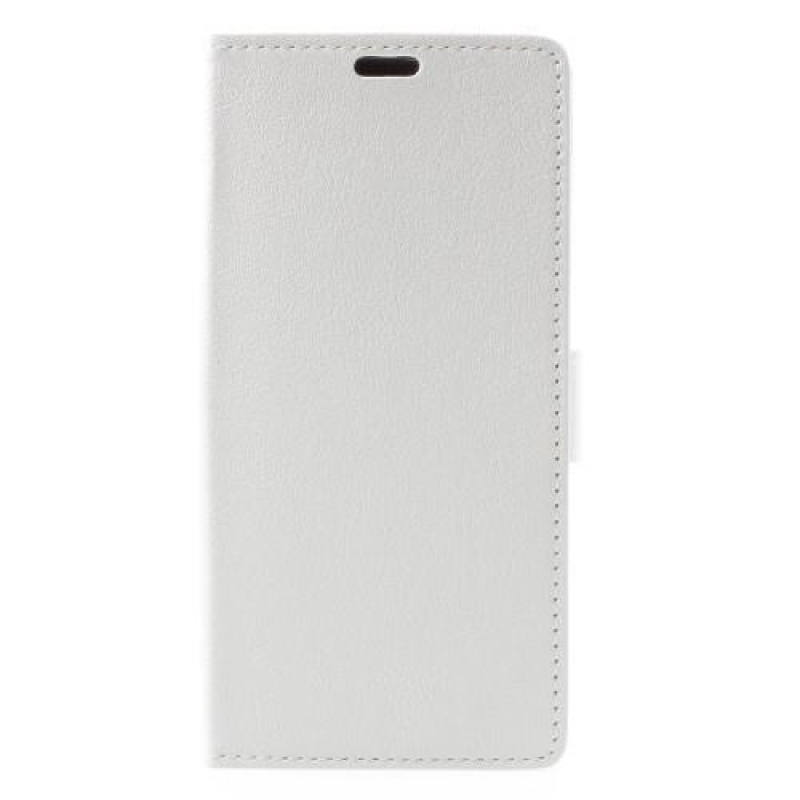 Standy PU bőr tok a Honor 7X készülékhez - fehér