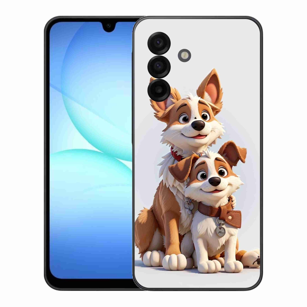 Gél borítás mmCase Samsung Galaxy A17 4G/5G - rajzoló kutyákhoz