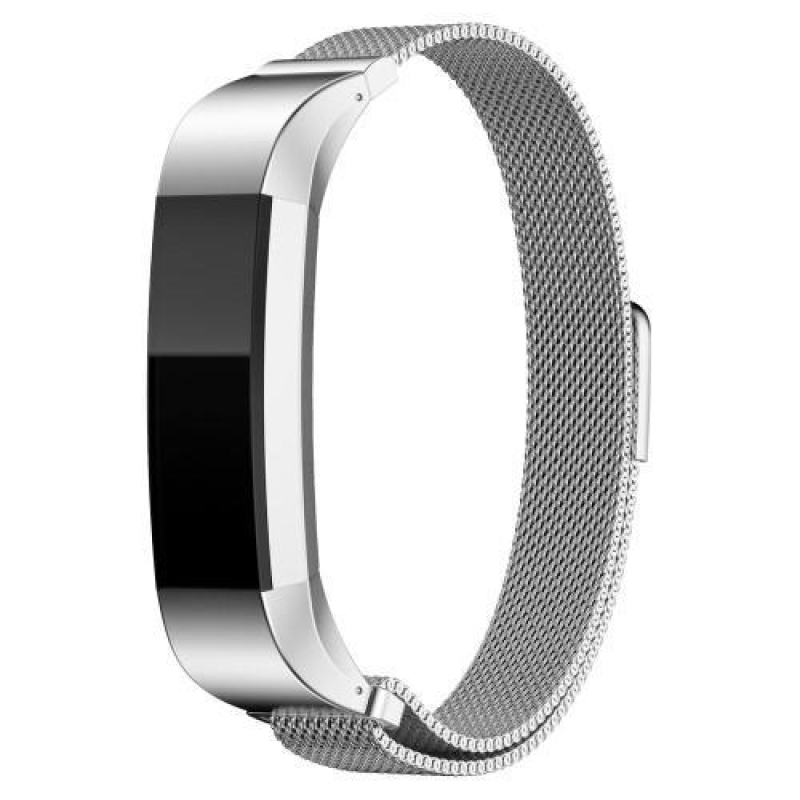 Rozsdamentes acél szíj Fitbit Alta Mesh készülékhez - Ezüst