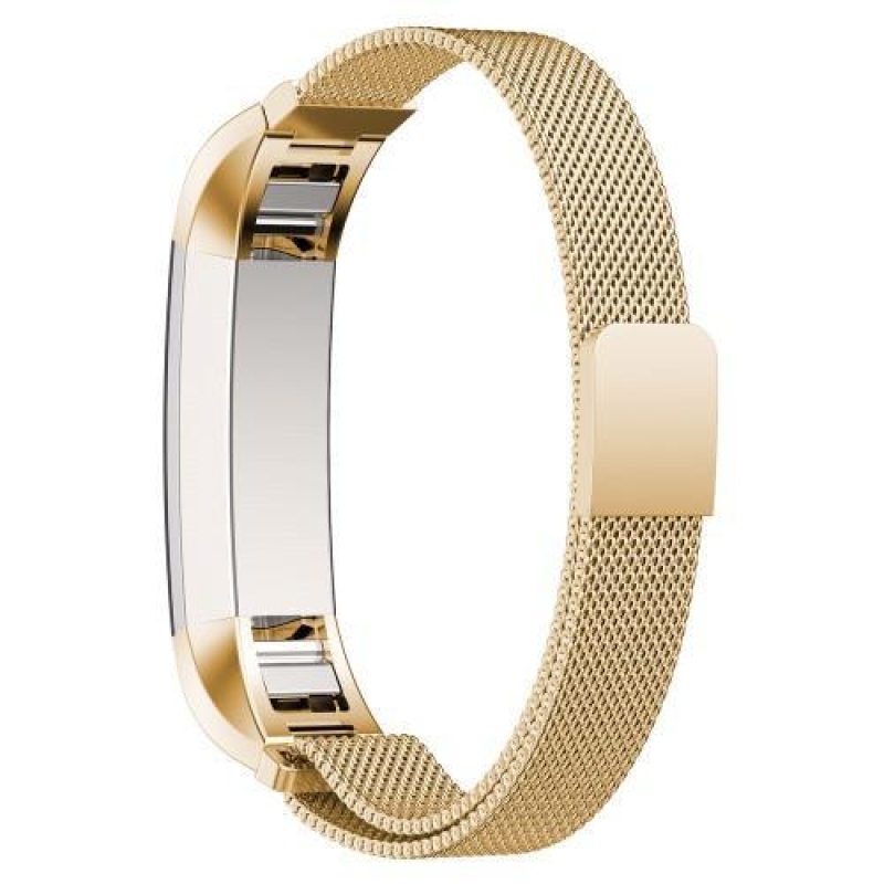 Rozsdamentes acél szíj Fitbit Alta Mesh készülékhez - Arany