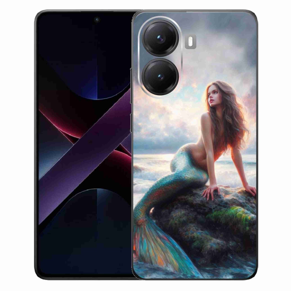 Gél borítás mmCase a Xiaomi Poco X7 Pro 5G számára - sellő