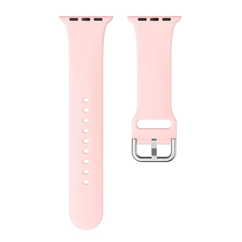 Szíj szilikon szíj Apple Watch 5/4 40mm, 3/2/1 38mm - rózsaszín