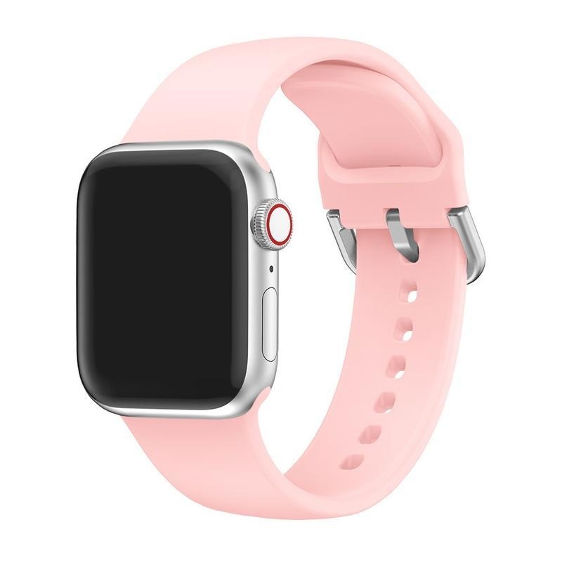Szíj szilikon szíj Apple Watch 5/4 40mm, 3/2/1 38mm - rózsaszín