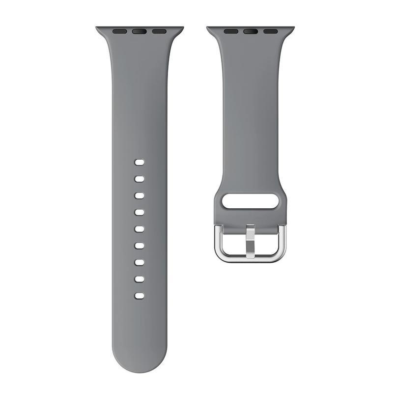 Szíj szilikon szíj Apple Watch 5/4 40mm, 3/2/1 38mm - sötétszürke