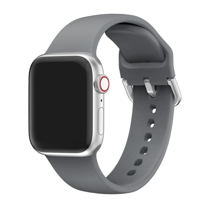 Szíj szilikon szíj Apple Watch 5/4 40mm, 3/2/1 38mm - sötétszürke