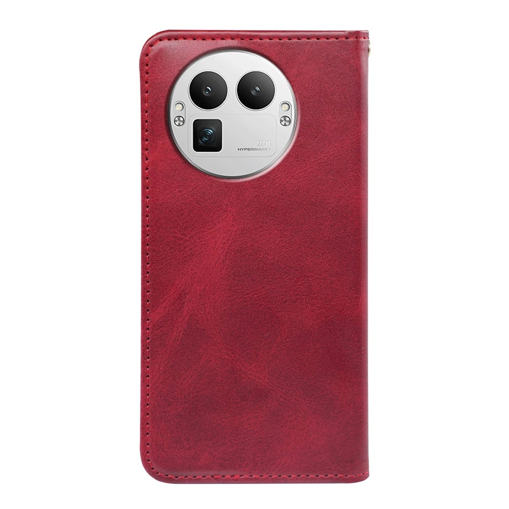 Stronge könyv tok a Realme GT 8 Pro 5G készülékhez - piros