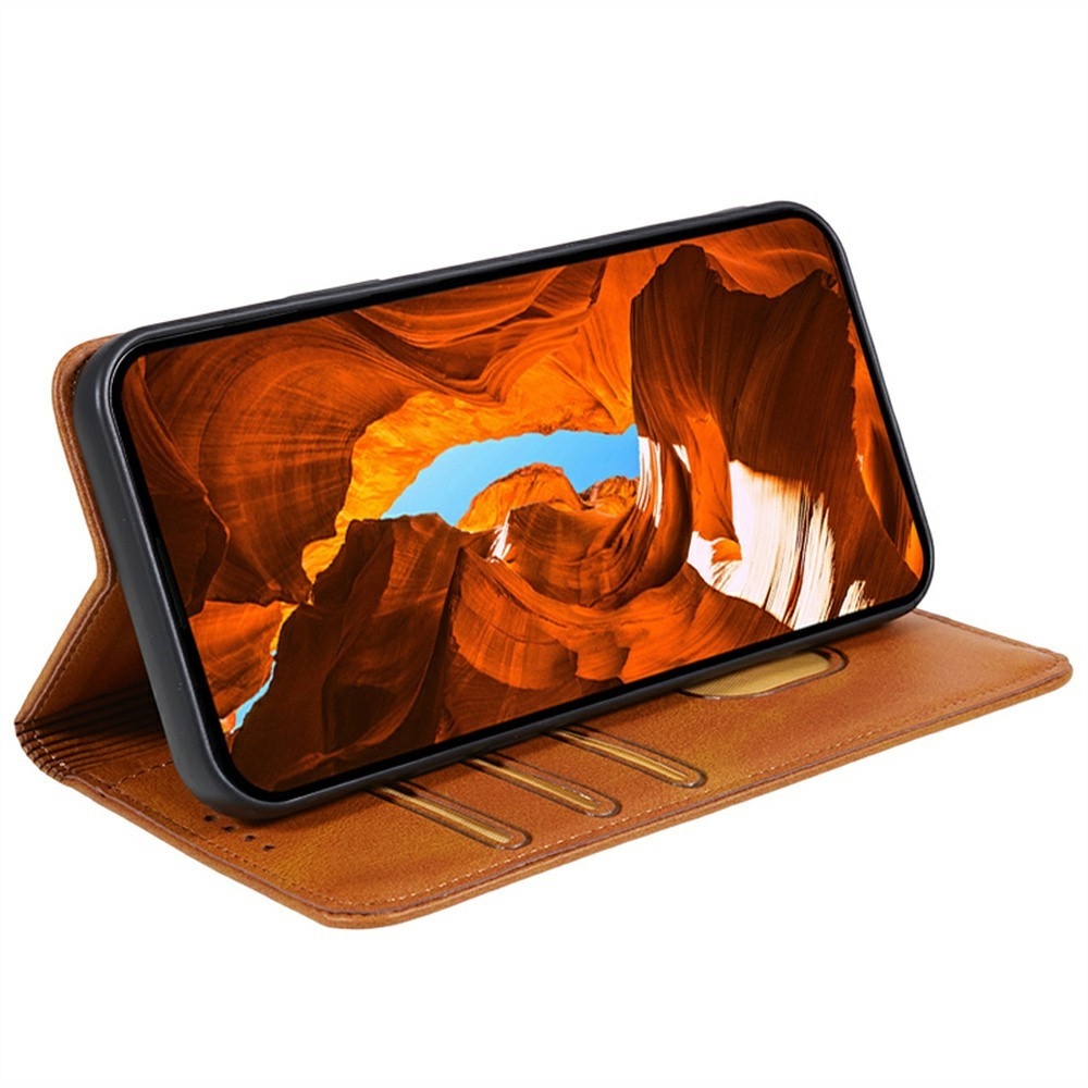 Stronge könyvtáska a Realme GT 8 Pro 5G készülékhez - khaki színű