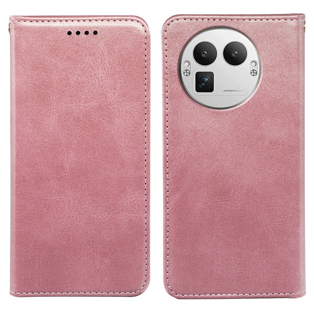 Stronge könyvtáska Realme GT 8 Pro 5G-hez - rózsaarany