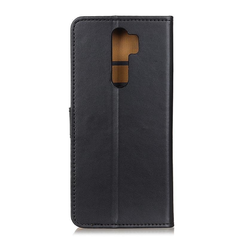 Stílus PU bőr pénztárca tok Xiaomi Redmi 9 - fekete