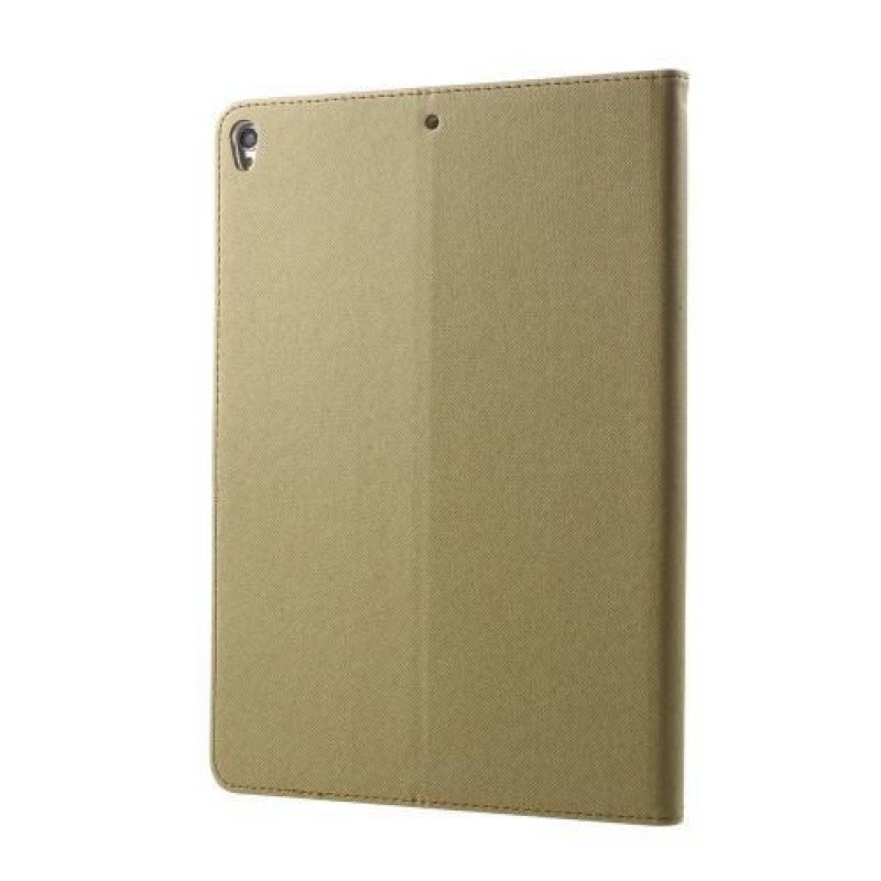 Style PU bőr tok iPad Pro 10.5 készülékhez - khaki színben