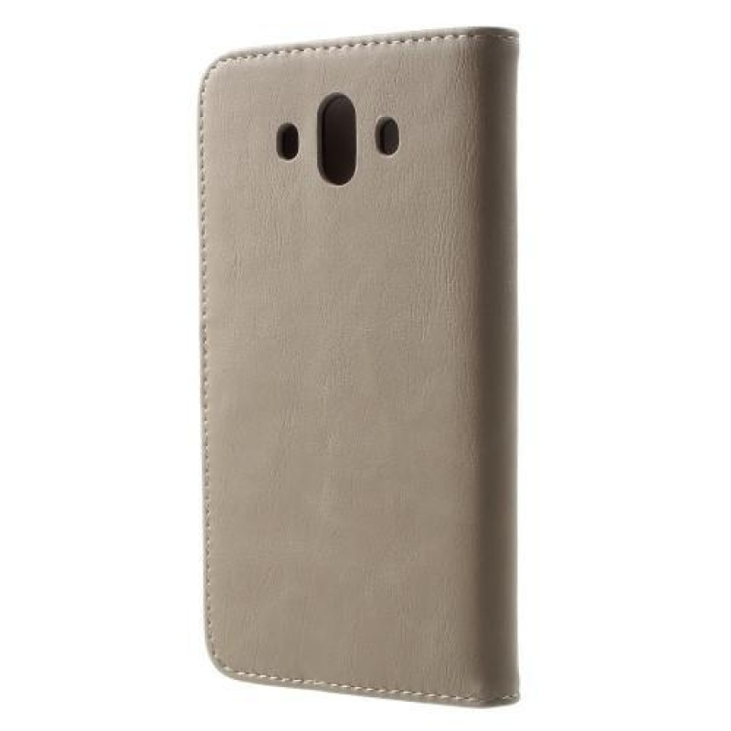 StyleRetro PU bőr könyvtáska Huawei Mate 10 - szürke