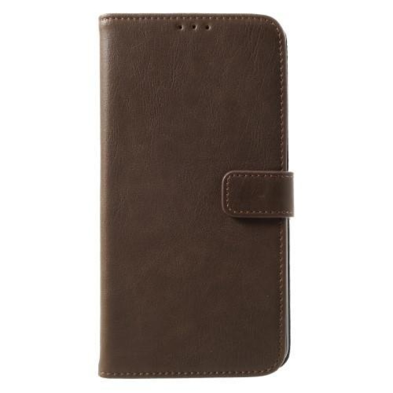 StyleRetro PU bőr könyvtáska Huawei Mate 10 - sötétbarna
