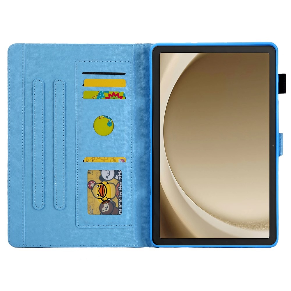 Stílusos, intelligens záró tok Samsung Galaxy Tab A11+/Tab A9+ - ananász 1