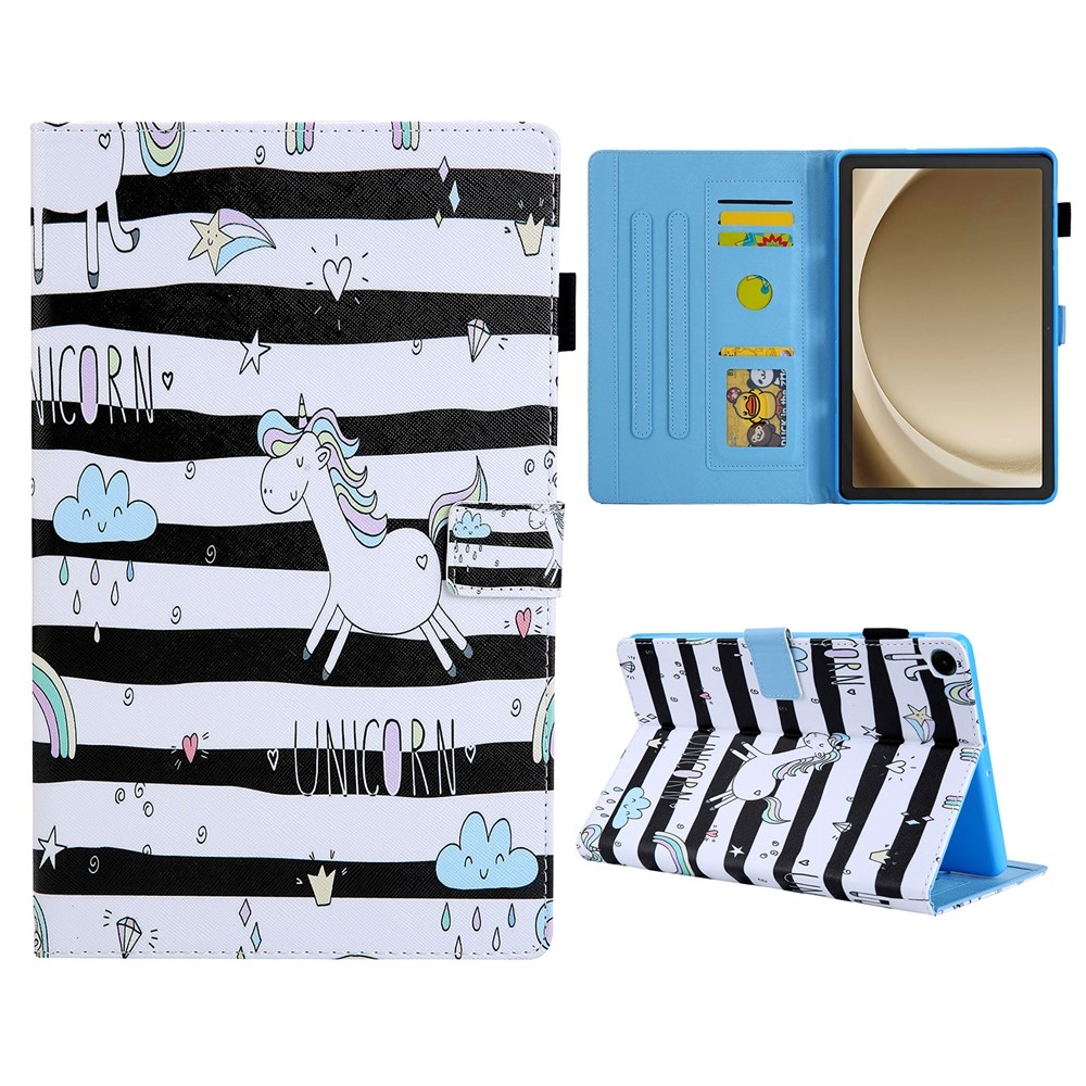 Stílusos, intelligens záró tok Samsung Galaxy Tab A11+/Tab A9+ - egyszarvúhoz