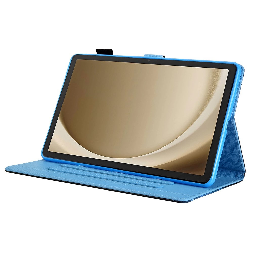 Stílusos, intelligens, záródó tok Samsung Galaxy Tab A11+/Tab A9+ - virágok