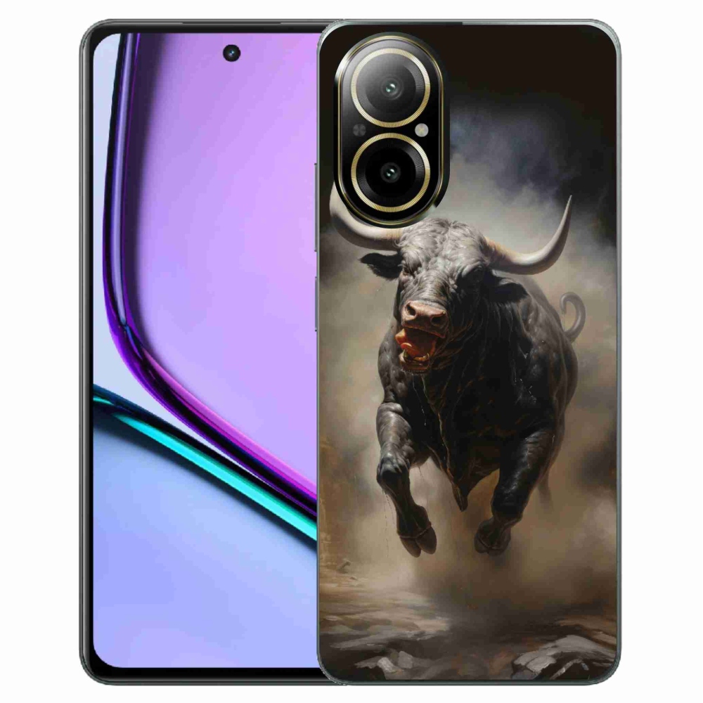 Zselés borítás mmCase a Realme C67 készülékhez - dühös bika