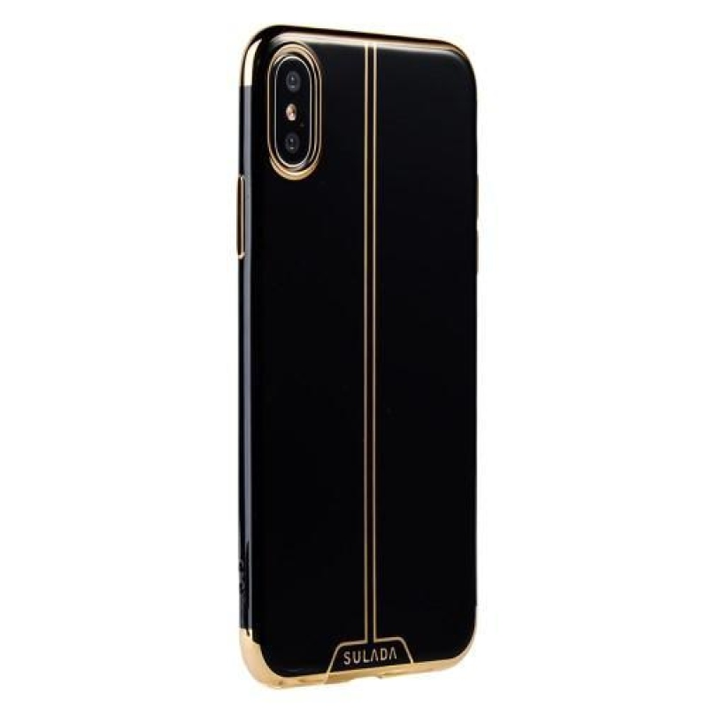 Sulo elegáns zselés tok iPhone X készülékhez - arany színben