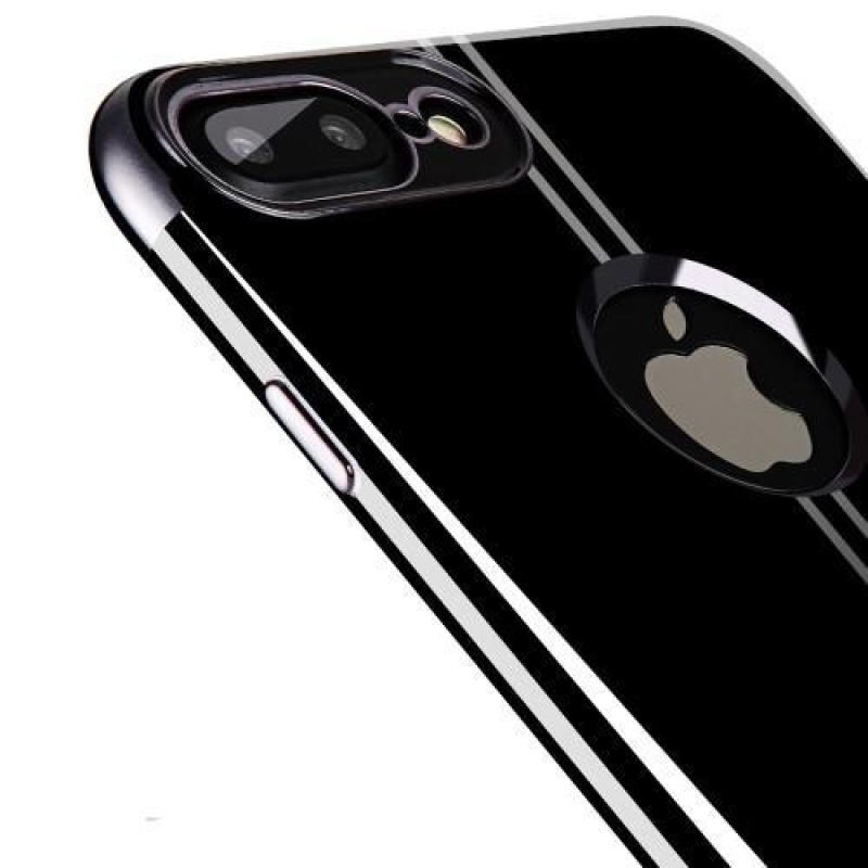 Sulo stílusos zselés tok iPhone 8 Plus és iPhone 7 Plus készülékhez - szürke
