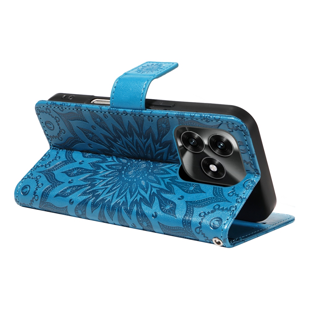 Sunflower könyvtok Honor X5c Plus-hoz - kék