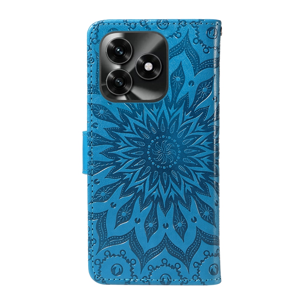 Sunflower könyvtok Honor X5c Plus-hoz - kék