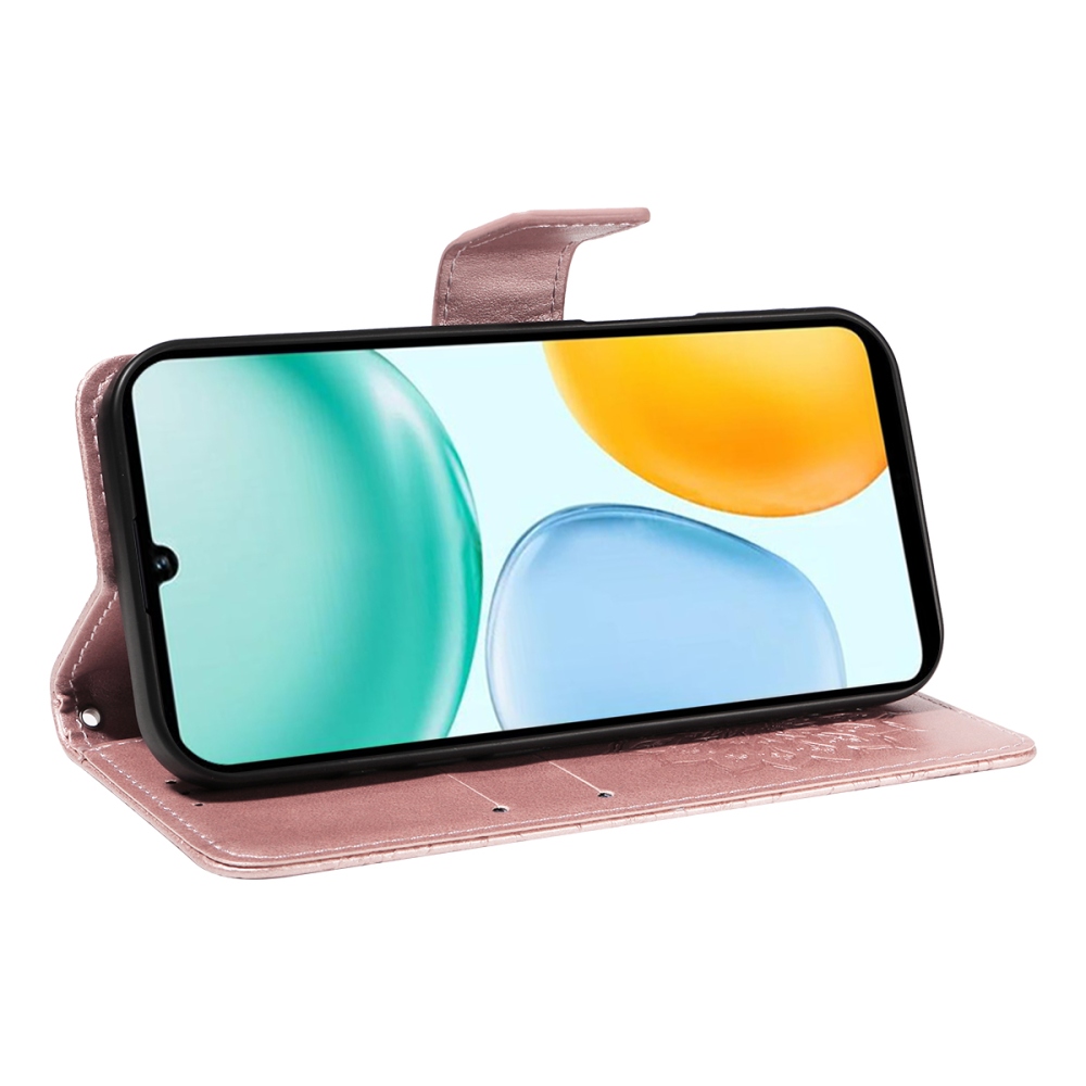 Sunflower könyvtok Honor X5c Plus-hoz - rozéarany