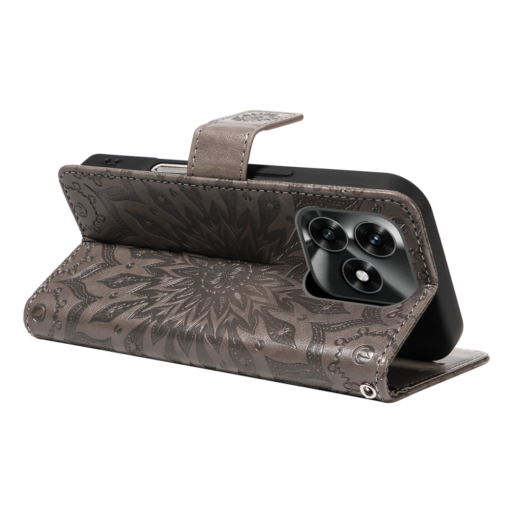 Sunflower könyvtok Honor X5c Plus-hoz - szürke