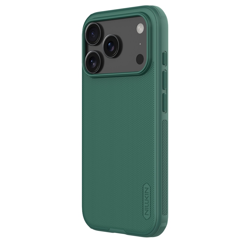 Nillkin Super Frosted PRO hátlap az Apple iPhone 17 Pro készülékhez Sötétzöld