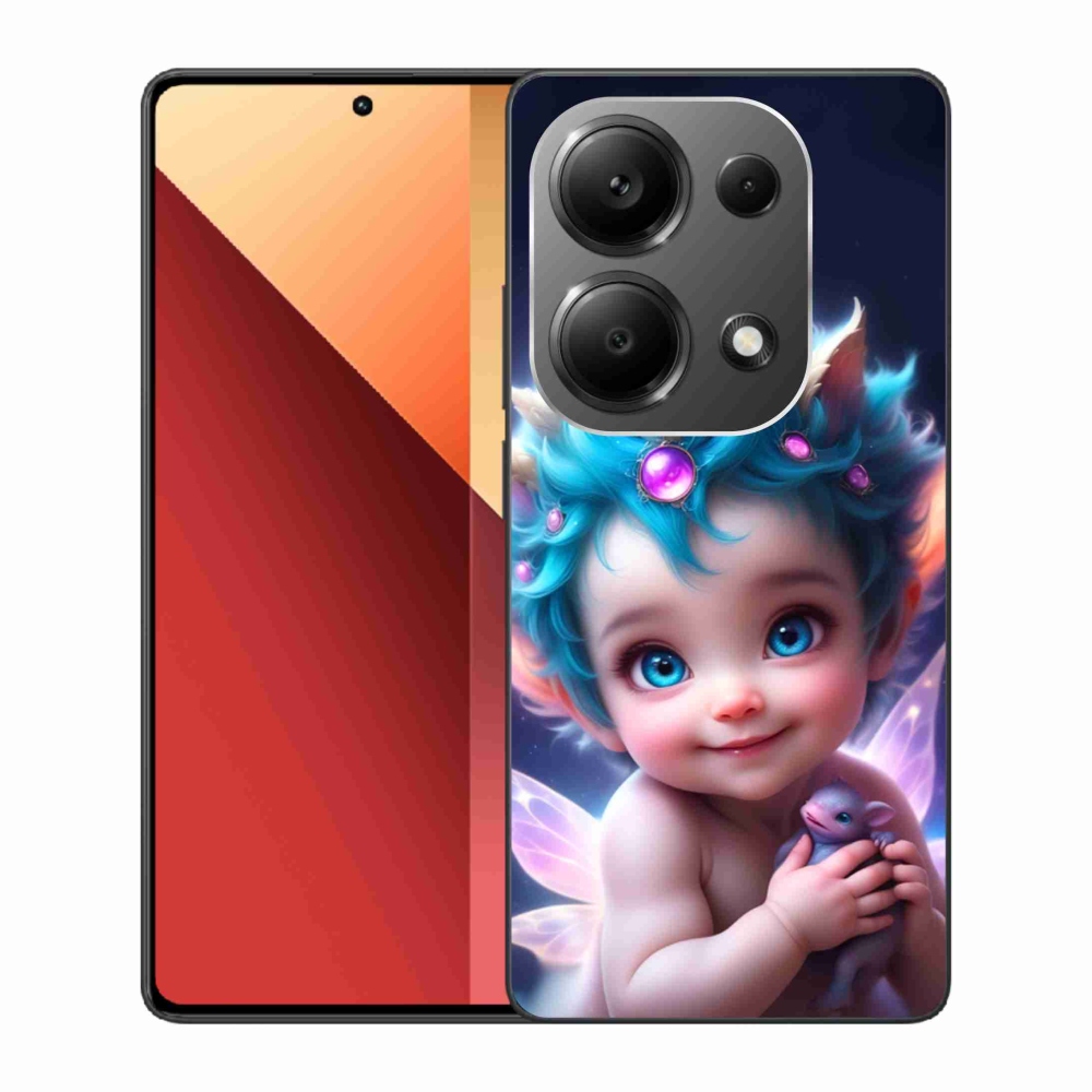 Gél borítás mmCase a Xiaomi Redmi Note 13 Pro 4G/Poco M6 Pro - baba pillangószárnyakkal