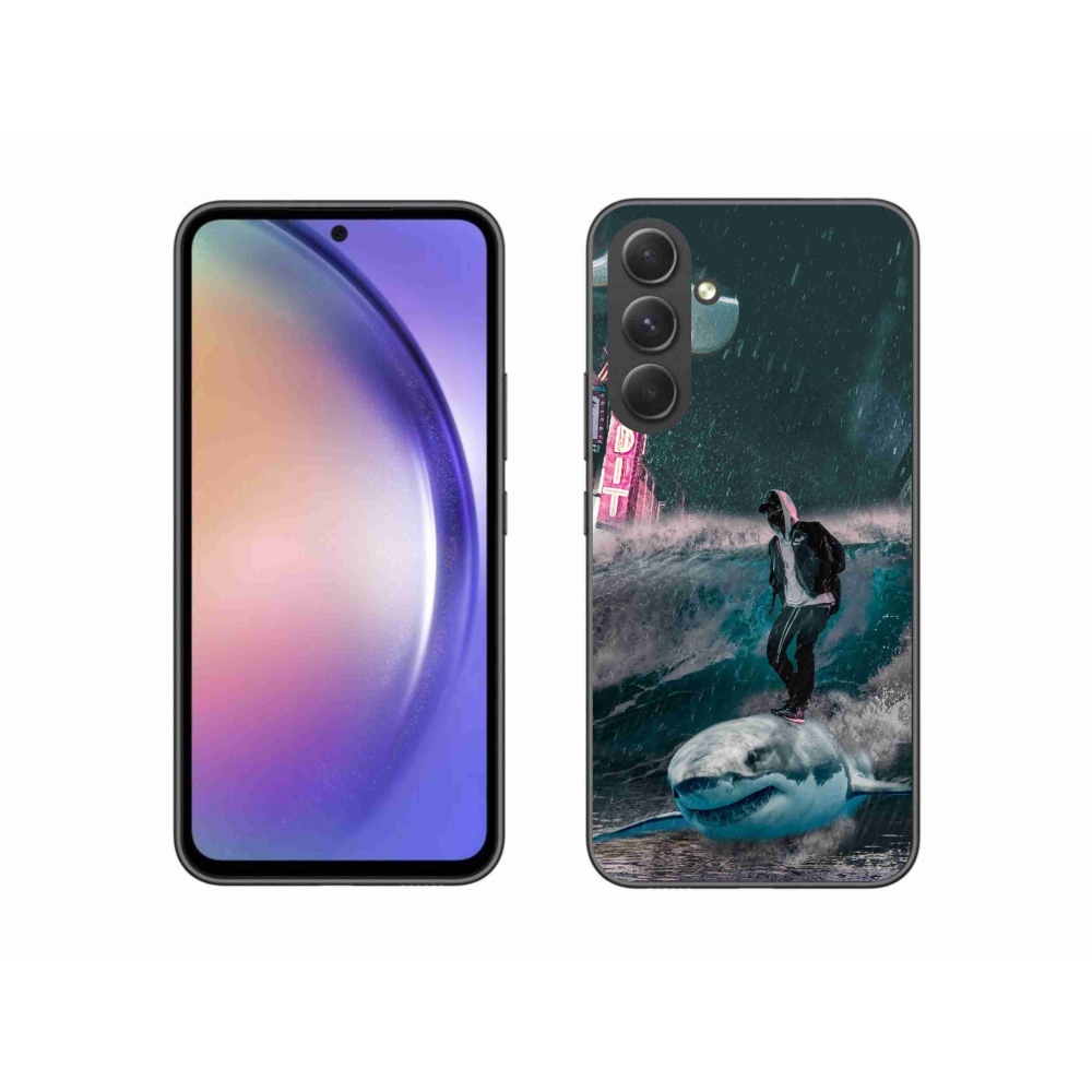 Zselés borítás mmCase Samsung Galaxy A54 5G - cápa
