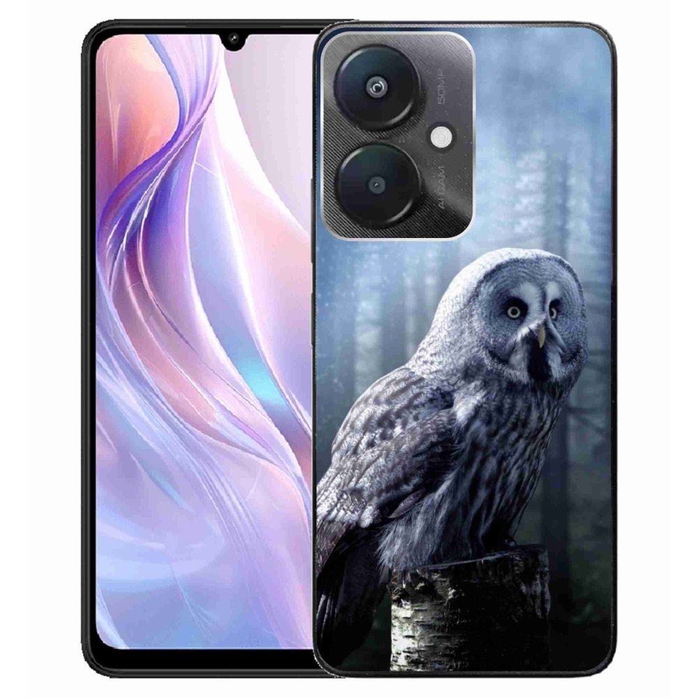 Gél borítás mmCase a Xiaomi Redmi 13C 5G számára - bagoly