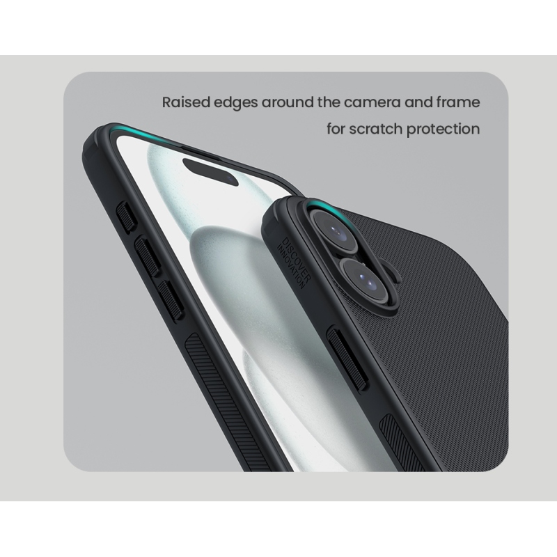 Nillkin Super Frosted PRO mágneses hátlap az Apple iPhone 16 Plus készülékhez Fekete
