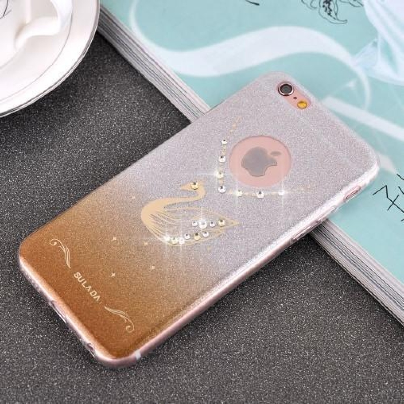 Zselés tok iPhone 6s Plus és 6 Plus készülékhez - arany színben