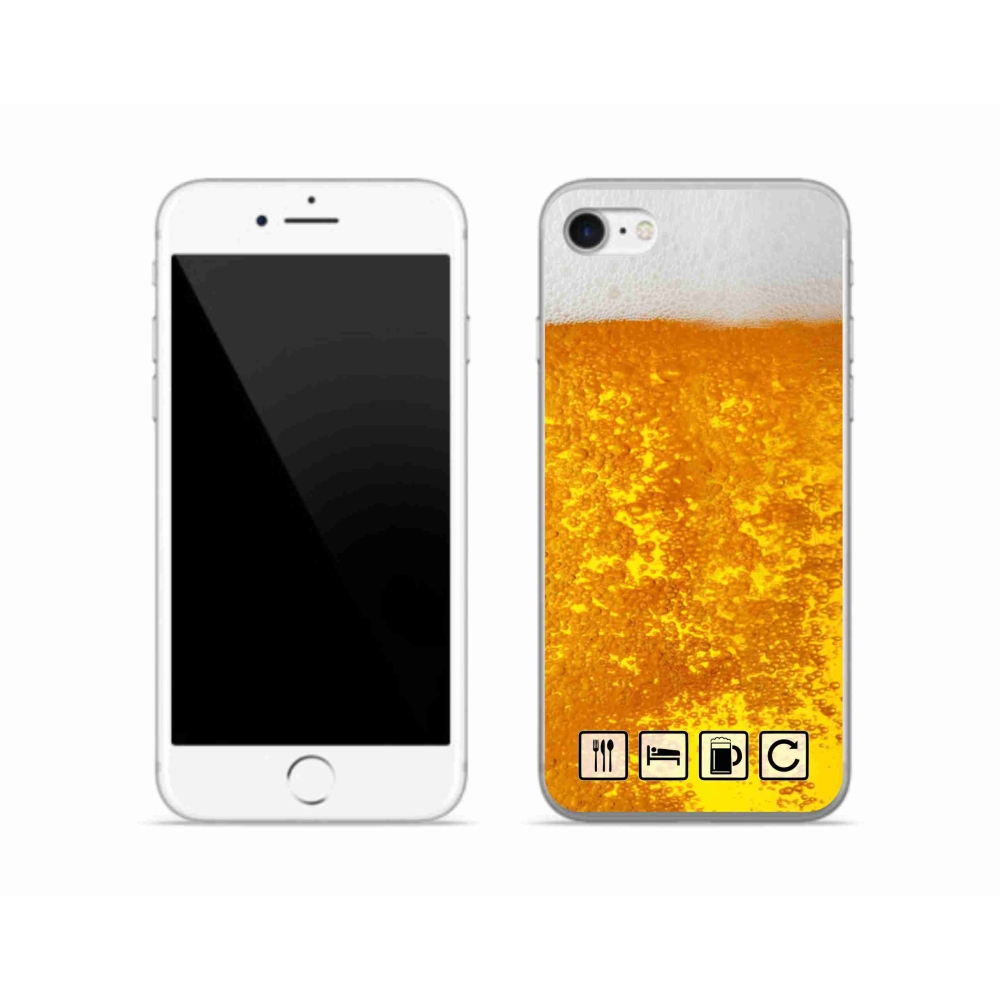 Zselés borítás mmCase iPhone SE (2020) - sör motívum 3
