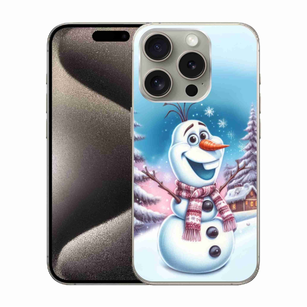 Gél védőburkolat mmCase iPhone 15 Pro készülékhez - Jégkirályság