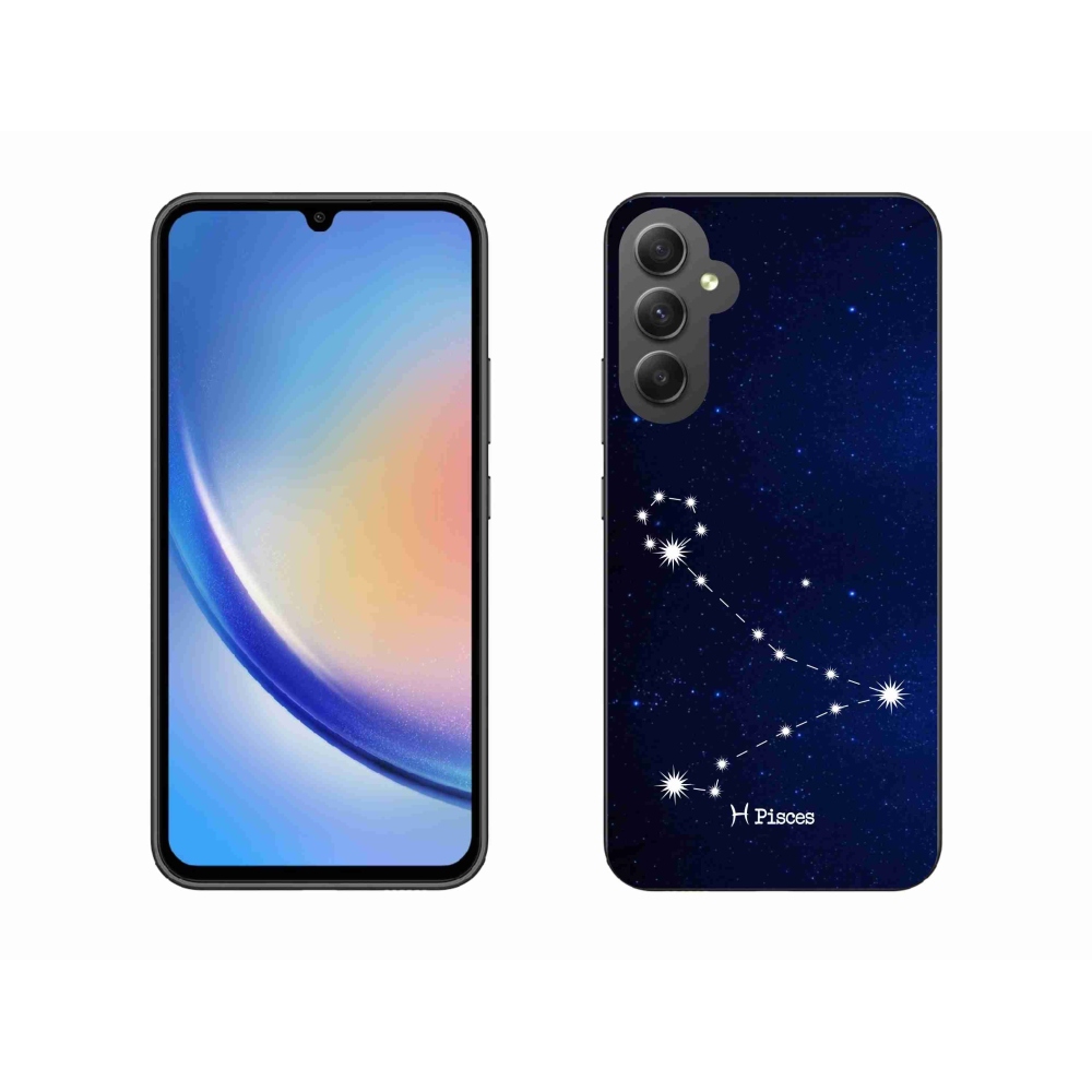 Gél borítás mmCase Samsung Galaxy A34 5G - csillagkép Halakhoz