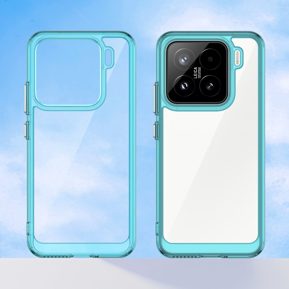 Gél tok fix hátlappal Xiaomi 15-öshöz - világoskék