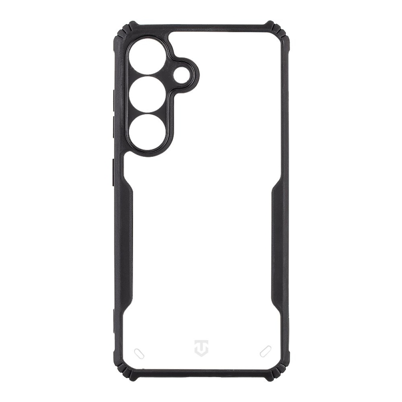 Tactical Quantum Stealth Cover for Samsung Galaxy S25 Clear/Black (átlátszó/fekete)