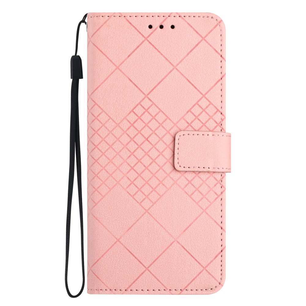 Fóliás könyvtáska Xiaomi Redmi A5 (173.45x79.35x8.45mm) - rózsaszínű