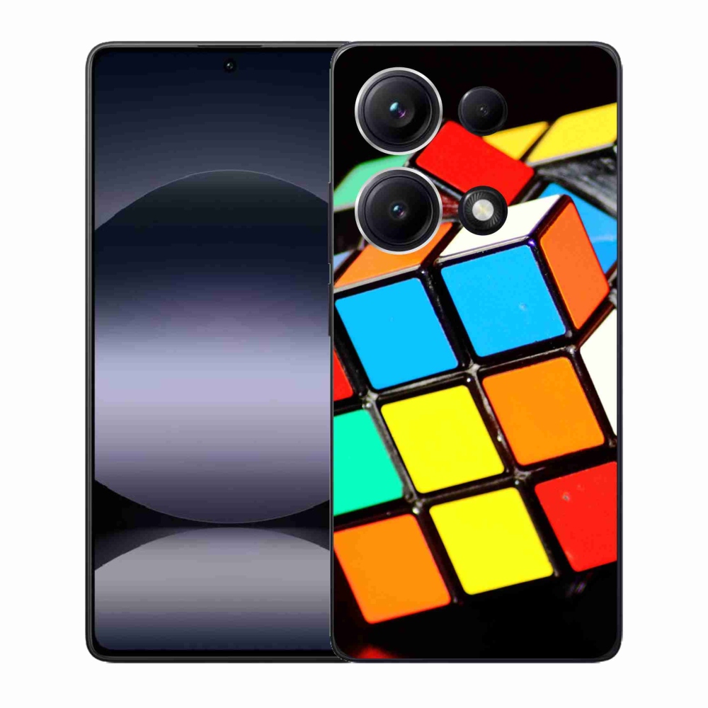 Gél borító mmCase a Xiaomi Redmi Note 14S-hez - Rubik kocka