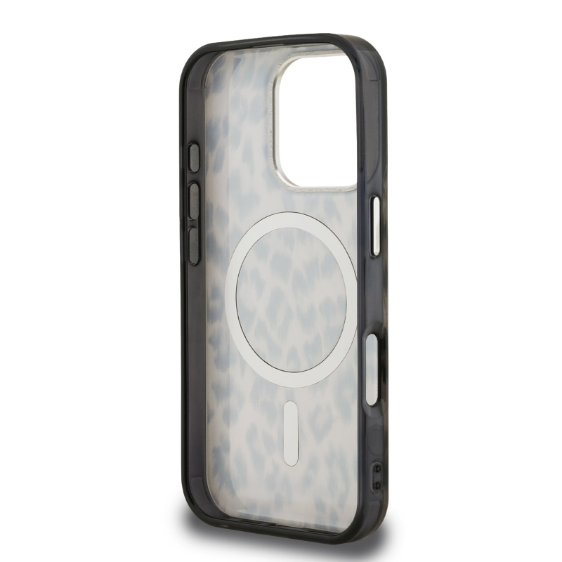 Karl Lagerfeld IML Leopard Leopard MagSafe hátlap iPhone 16 Pro barna színű készülékhez